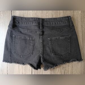 Black Jean Shorts